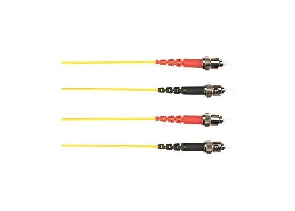 Black Box 2 Meter ST/ST Duplex 50/125 OM2 MMF YELLOW Fiber Patch Cable 6ft