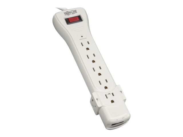 Eaton Tripp Lite Series Protect It! 7-Outlet Surge Protector, 12ft 3.66 m Cord, 1080 Joules, Fax/Modem Protection, RJ11