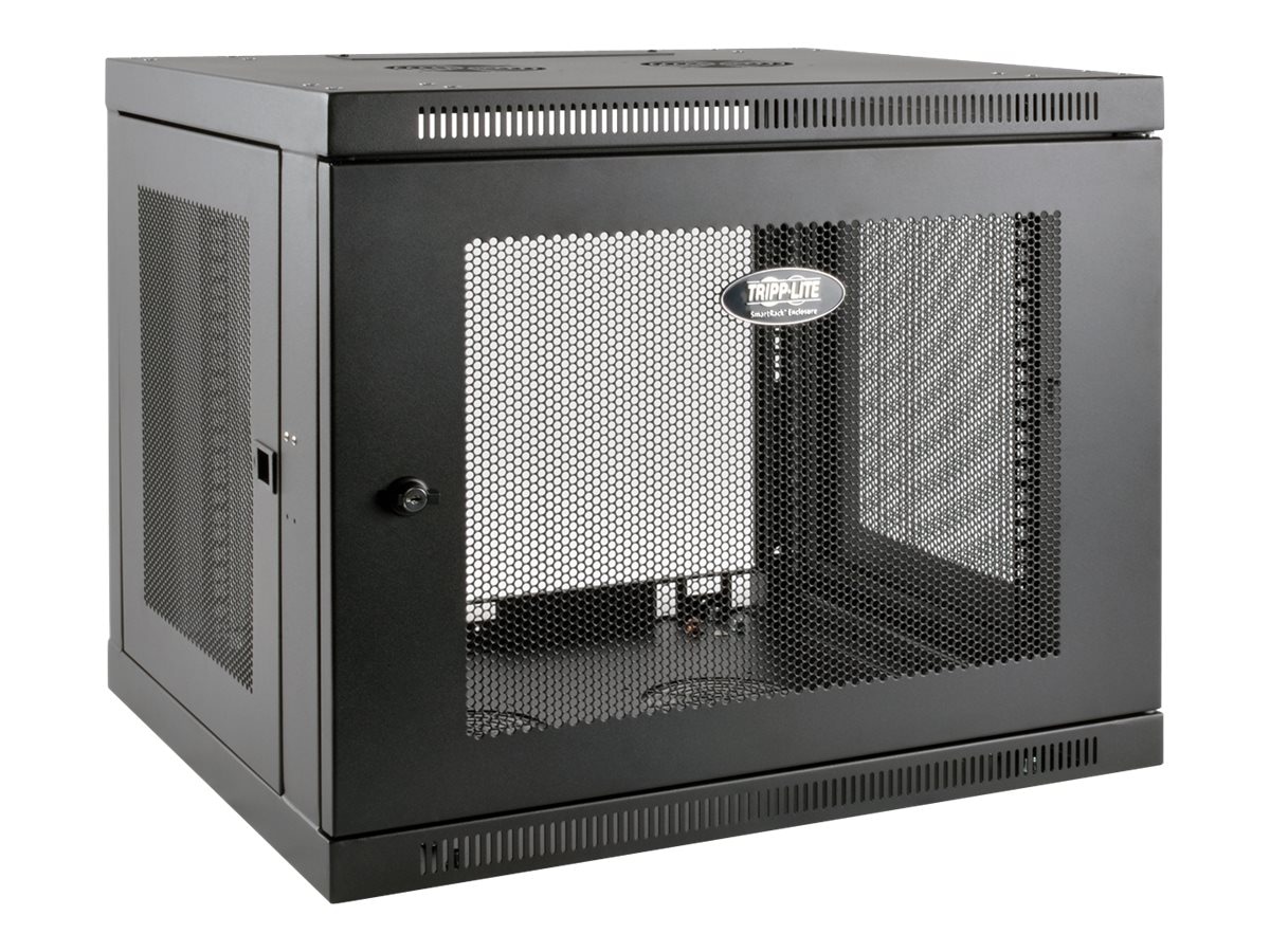 Tripp Lite 9U Wall Mount Rack Enclosure Server Cabinet Low Profile