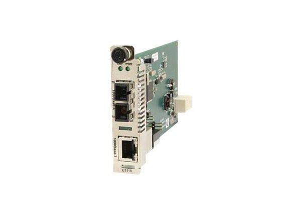 Transition Networks C3110 Series - fiber media converter - GigE