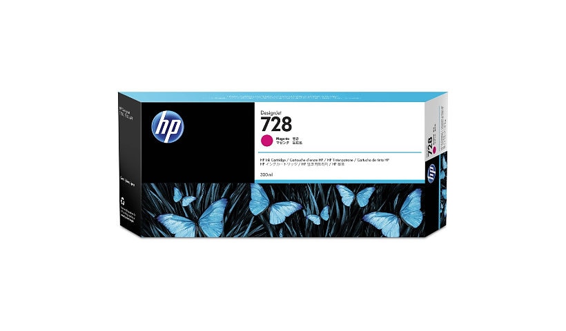 HP 728 Original Extra High Yield Inkjet Ink Cartridge - Magenta Pack