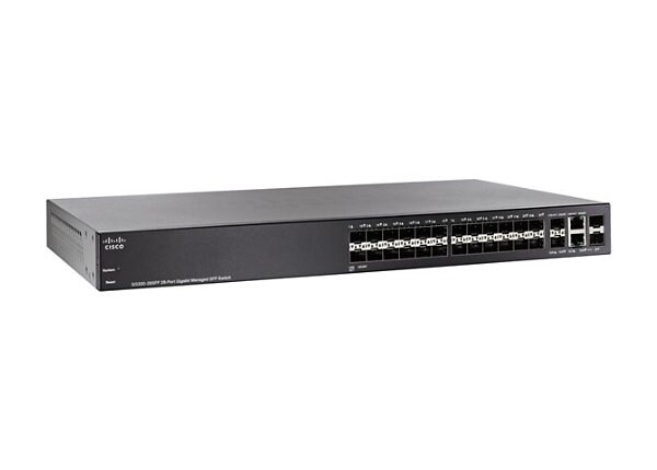 Cisco Small Business SG300-28SFP - switch - 26 ports - managed - rack-mountable