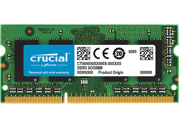 Crucial - DDR3 - 16 GB - SO-DIMM 204-pin - unbuffered