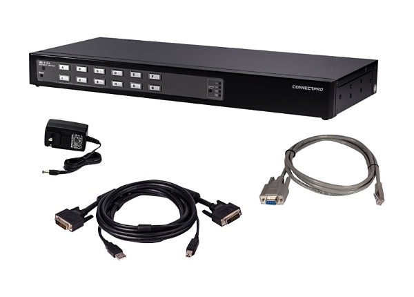 ConnectPRO UD-112+KIT - KVM / USB switch - 12 ports - rack-mountable
