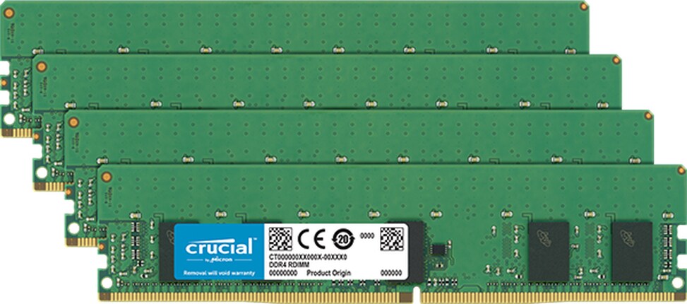 Crucial - DDR4 - 16 GB: 4 x 4 GB - DIMM 288-pin