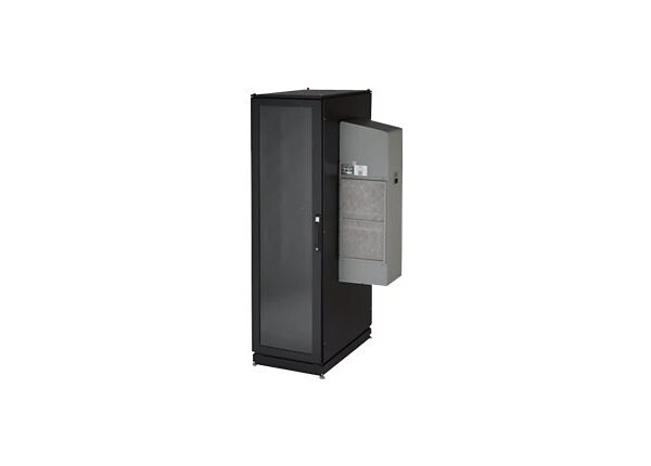 Black Box ClimateCab NEMA 12 Server Cabinet with Tapped Rails and 12000-BTU AC Unit - system cabinet - 42U