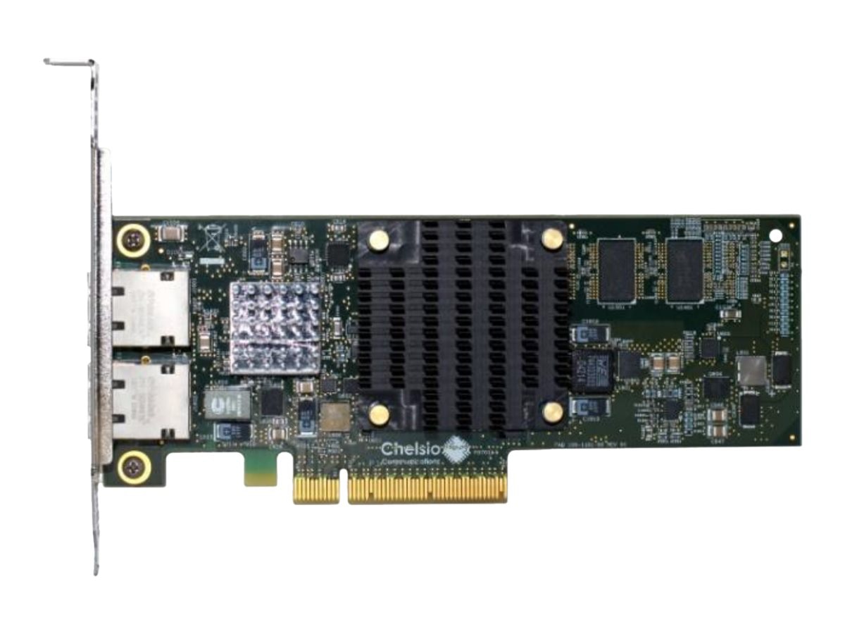 Chelsio T520-BT - network adapter - PCIe 3.0 x8 - 10Gb Ethernet x 2