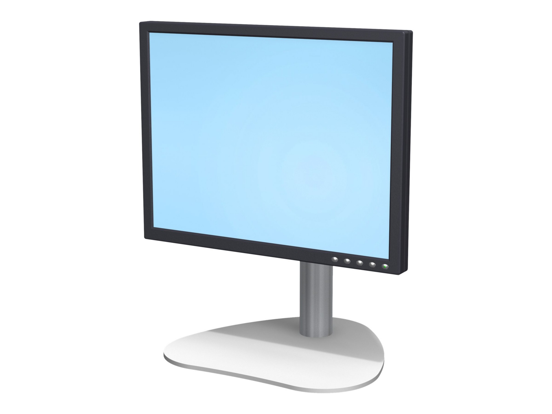 GCX mounting component - Tilt & Swivel - for monitor - silver