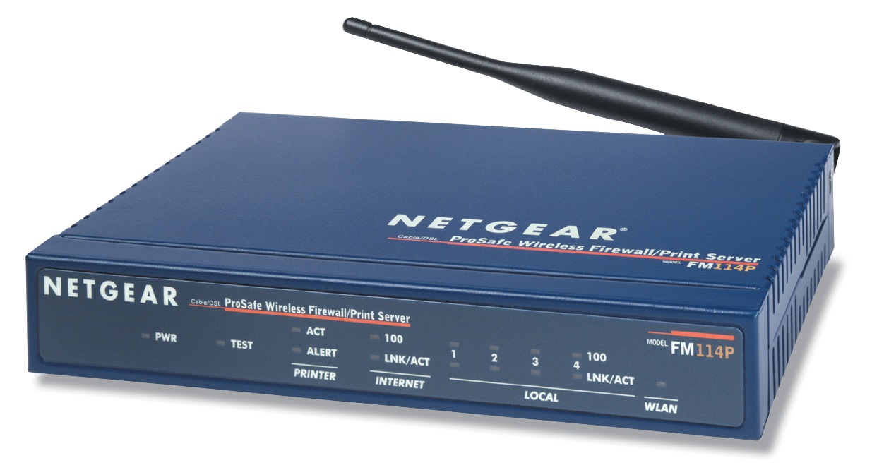 NETGEAR FM114P Cable/DSL Prosafe 802.11b Wireless Firewall