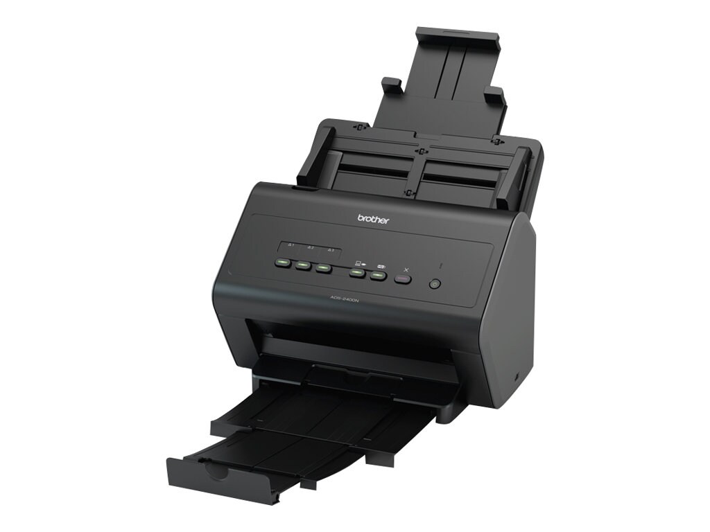 Brother ADS-2400N - document scanner - desktop - USB 2.0, Gigabit LAN, USB