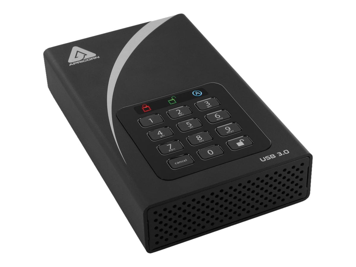 Apricorn Aegis Padlock DT ADT-3PL256-8000 - hard drive - 8 TB - USB 3.0