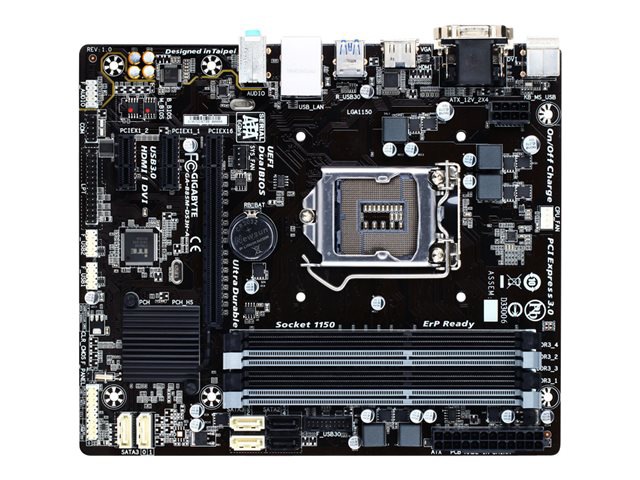 Gigabyte GA-B85M-DS3H-A - 1.0 - motherboard - micro ATX - LGA1150 Socket - B85