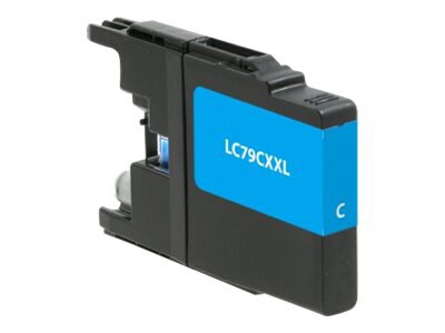 Clover Remanufactured Ink for Brother LC79C, Cyan, 1,200 page yield