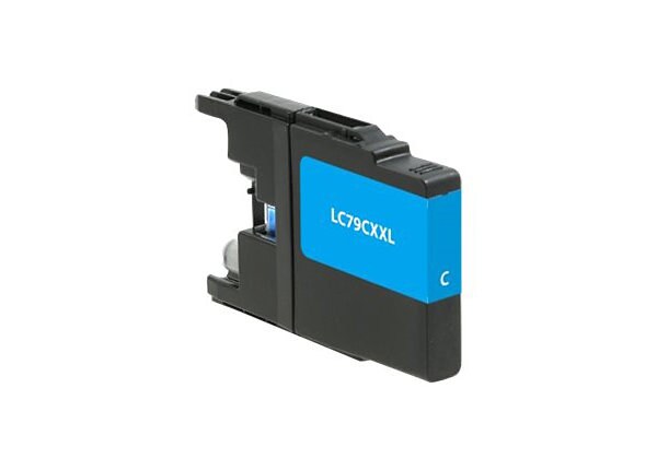 Clover Remanufactured Ink for Brother LC79C, Cyan, 1,200 page yield