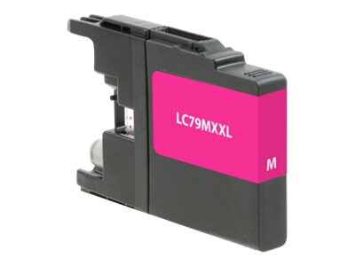 Clover Remanufactured Ink for Brother LC79M, Magenta, 1,200 page yield