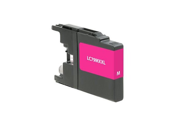 Clover Remanufactured Ink for Brother LC79M, Magenta, 1,200 page yield