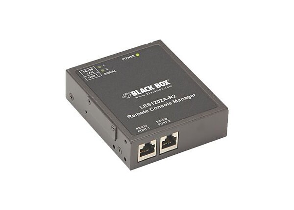 Black Box 2 Port Serial over IP Gigabit Console Server, Cisco Compatible