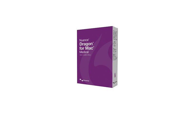 Dragon for Mac Medical (v. 5.0) - box pack (upgrade) - 1 user
