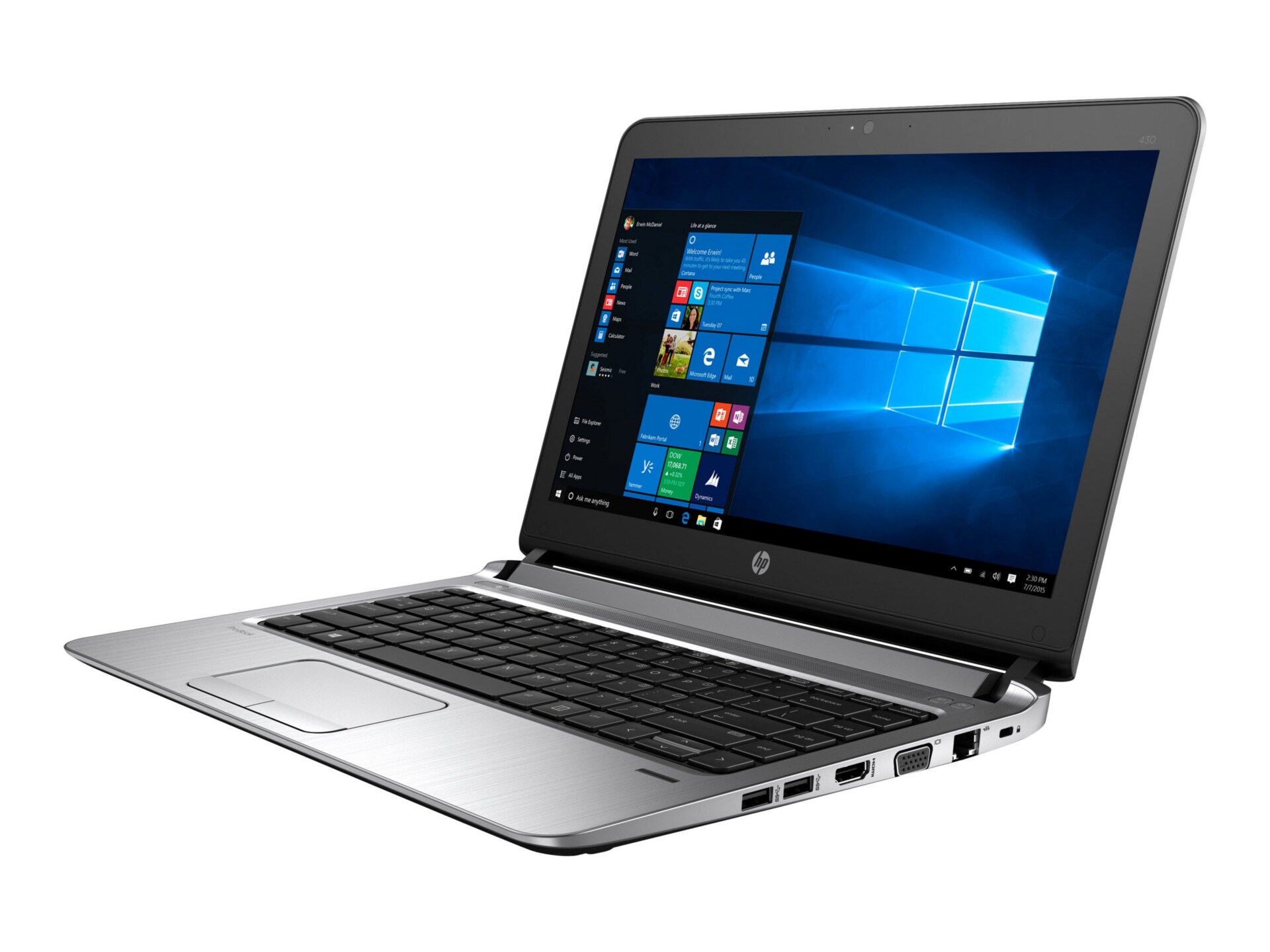 HP ProBook 430 G3 - 13.3" - Core i5 6200U - 4 GB RAM - 128 GB SSD - US