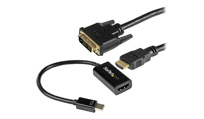 StarTech.com Active Mini DisplayPort to HDMI Adapter & 6' HDMI to DVI Cable