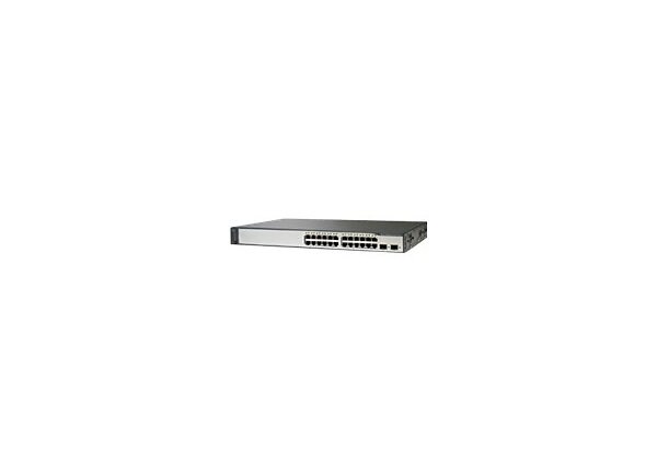Cisco Catalyst 3750V2-24FS - switch - 24 ports - managed - rack-mountable