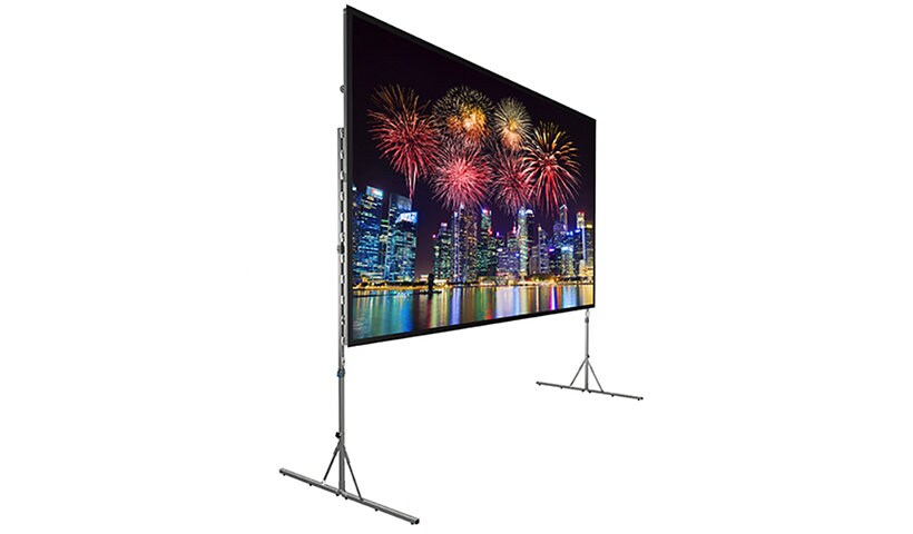 Da-Lite Fast-Fold Deluxe Projection Screen System - Portable Folding Frame Projection Screen - 163in Screen