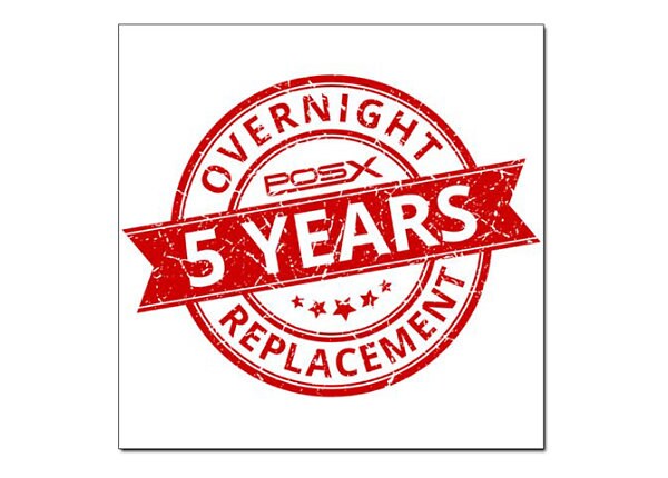 Overnight Exchange Warranty Service Upgrade extended service agreement - 5 years - carry-in