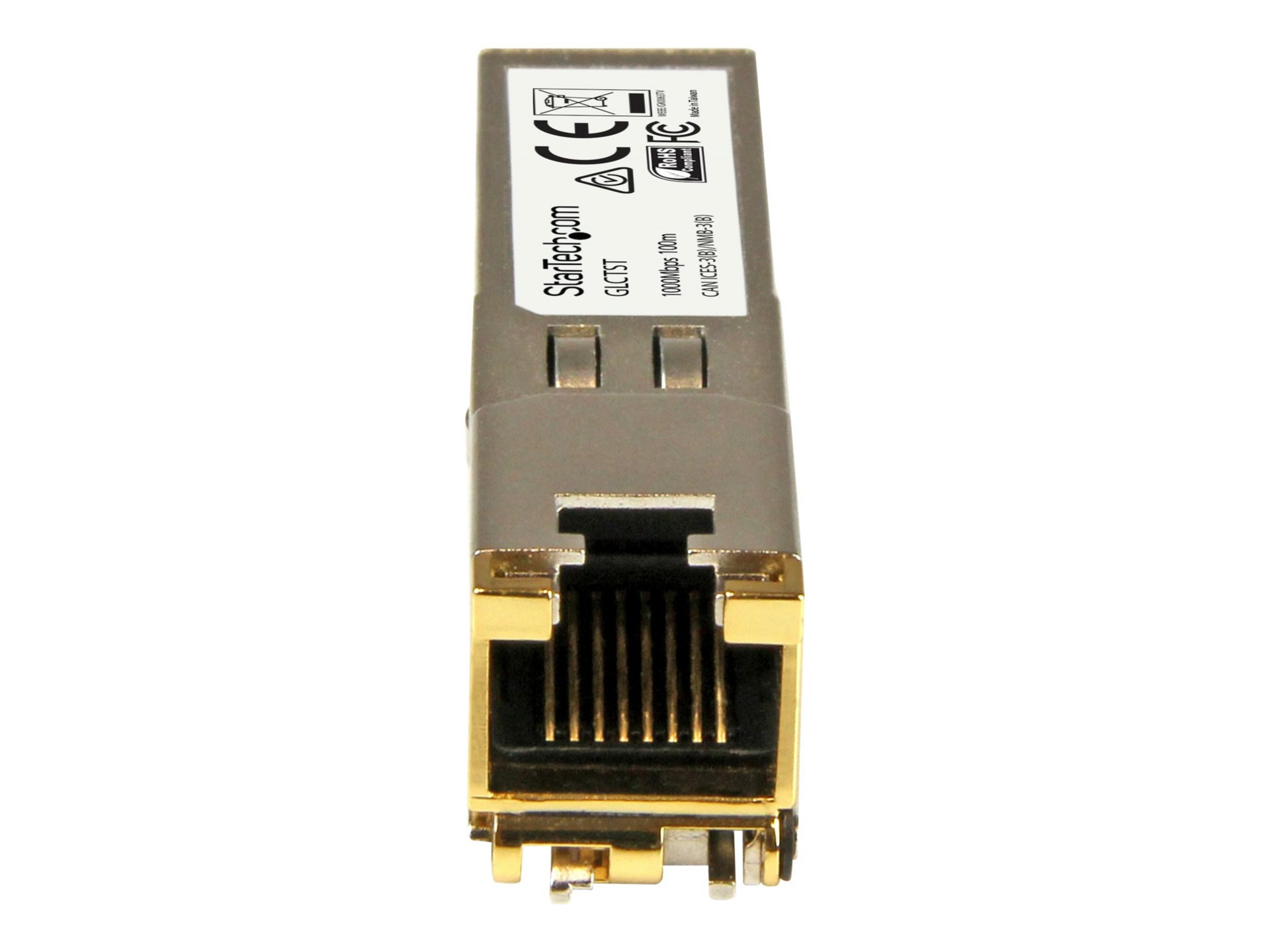 Thumbnail 4 of 10 for StarTech.com Cisco GLC-T Compatible SFP Module 10 Pack - 1000BASE-T - 1GE Gigabit Ethernet SFP SFP to RJ45 Cat6/Cat5e