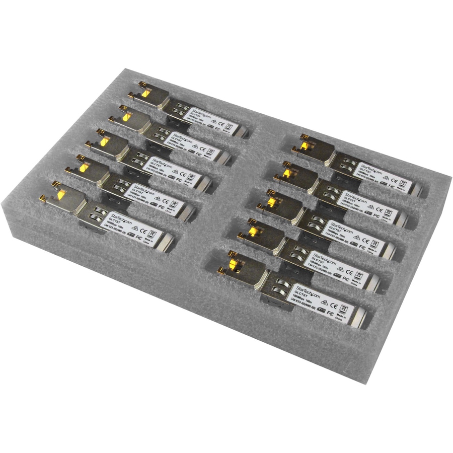Thumbnail 5 of 10 for StarTech.com Cisco GLC-T Compatible SFP Module 10 Pack - 1000BASE-T - 1GE Gigabit Ethernet SFP SFP to RJ45 Cat6/Cat5e