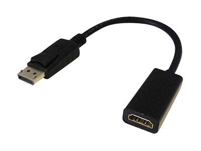 Micro Connectors, Inc 9 in. DisplayPort to HDMI Adapter without Latch DP- HDMI-9NL - The Home Depot