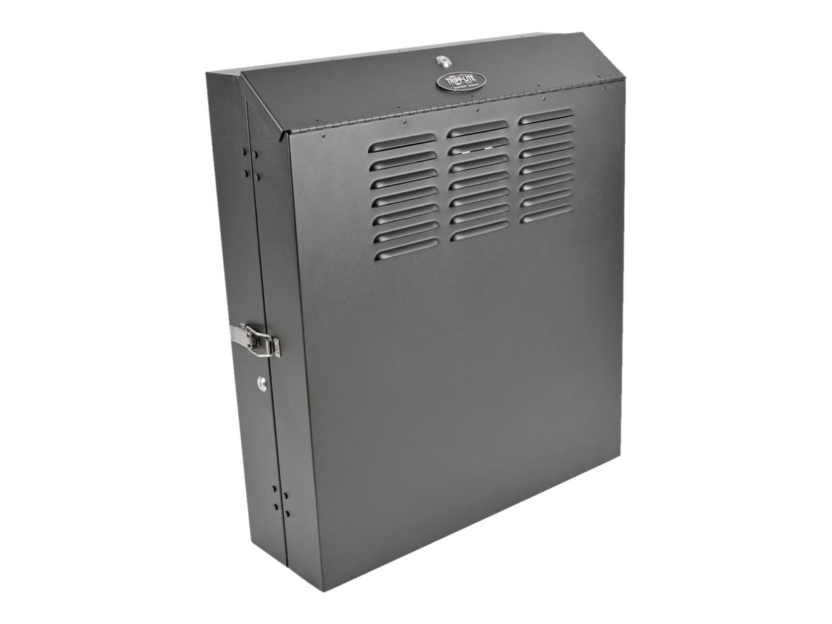 Eaton Tripp Lite Series 4U Wall Mount Low Profile Secure Rack Enclosure Cabinet Vertical - rack - 4U