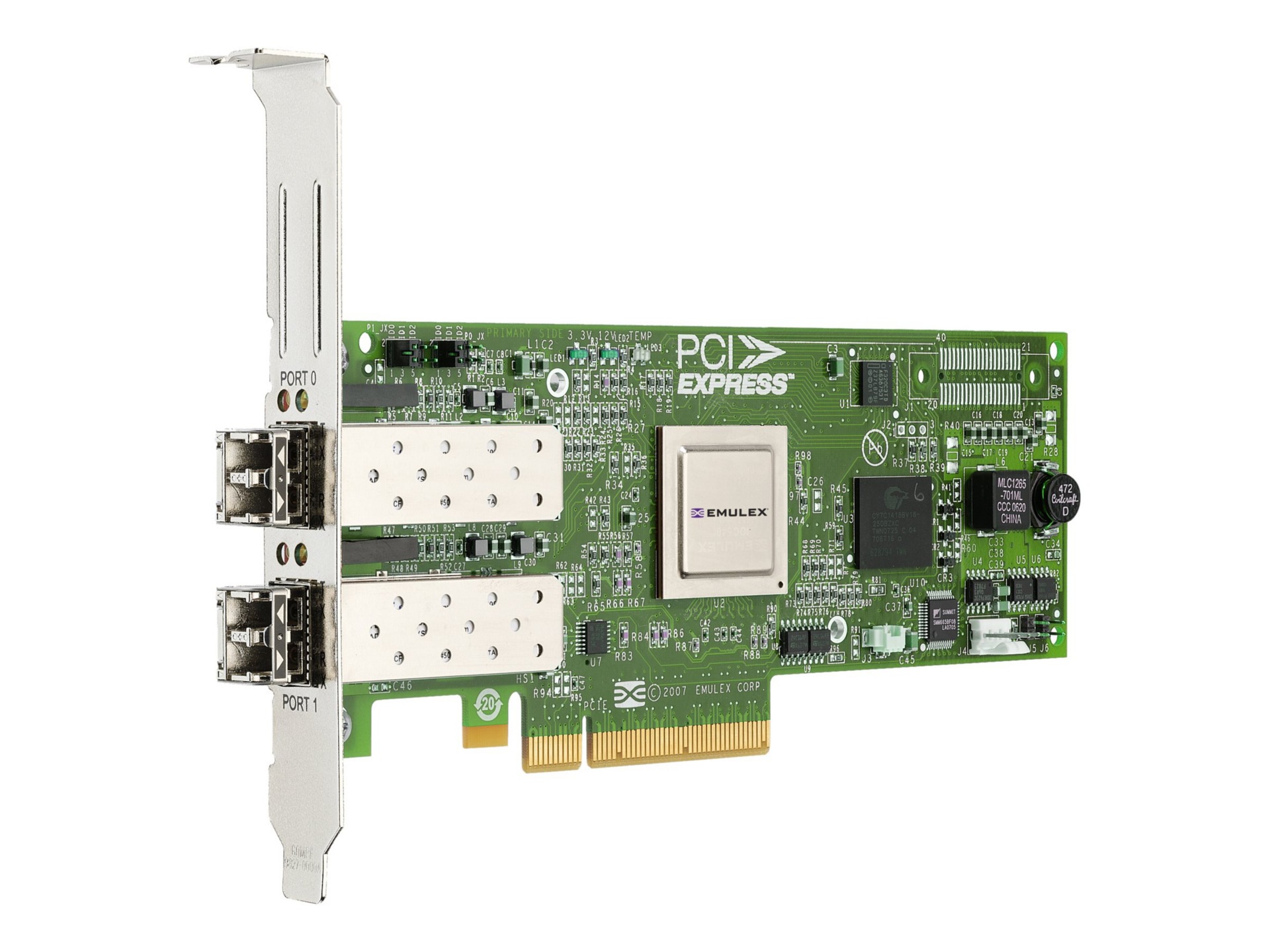 Emulex 8Gb FC Dual-port HBA for IBM System x - host bus adapter - PCIe x4 -