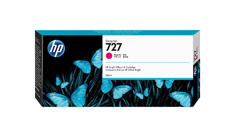 HP 727 (F9J77A) Original Inkjet Ink Cartridge - Single Pack - Magenta - 1 Each