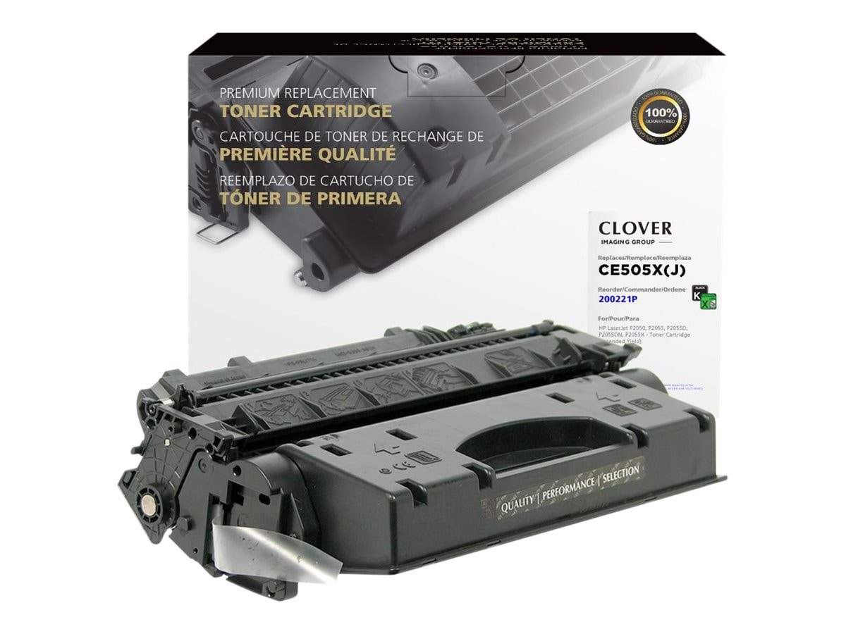 Clover Reman. Toner for HP CE505X-J, Extra HY, Black, 8,000 page yield