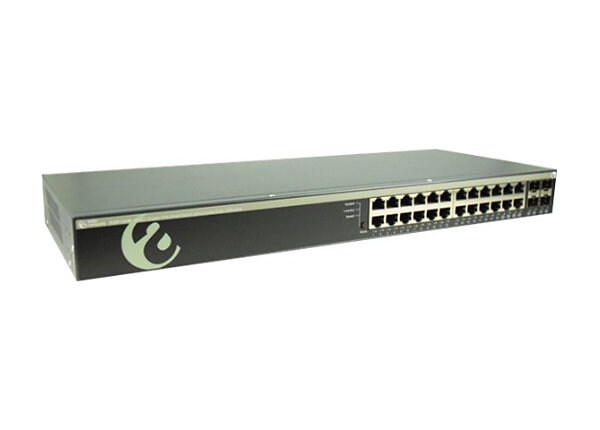 Amer SGR124W - switch - 24 ports - smart - rack-mountable