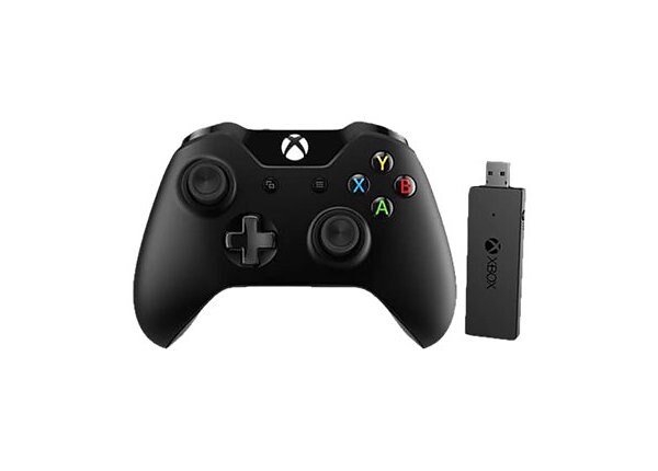 Microsoft Xbox One Wireless Controller and Wireless Adapter for Windows - game pad - wireless
