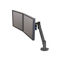 Spectrum Dual Flat Panel Monitor Arm - bracket - adjustable arm - for 2 monitors - black