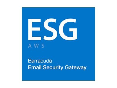 Barracuda Email Security Gateway for Amazon Web Services level 6 - subscription license (3 years) - 1 license