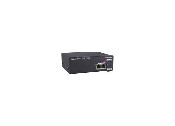 Rose CrystalView Mini USB Dual Video Remote Unit - KVM extender