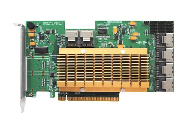 HighPoint RocketRAID 2760A - storage controller (RAID) - SATA 6Gb/s / SAS 6Gb/s - PCIe 2.0 x16