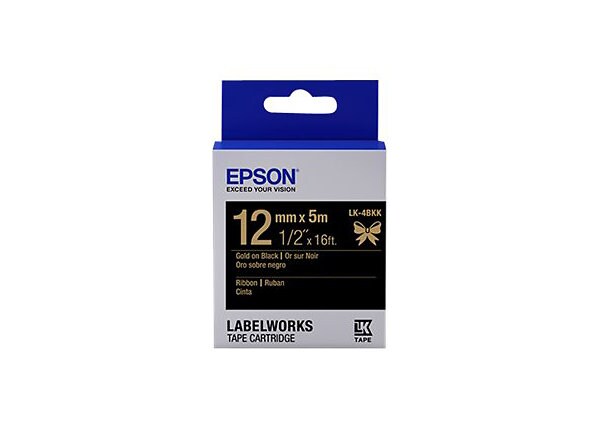 Epson LabelWorks LK-4BKK - ribbon tape - 1 roll(s)