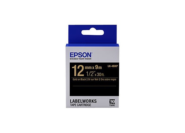 Epson LabelWorks LK-4BKP - label tape - 1 roll(s)