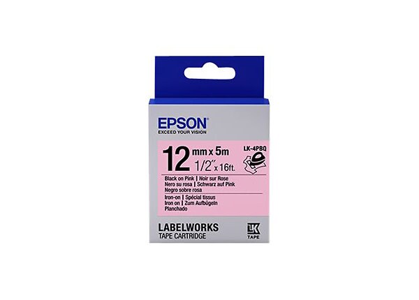 Epson LabelWorks LK-4PBQ - iron-on tape - 1 roll(s)