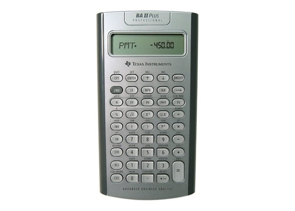 Texas Instruments BAII PLUS PROFESSIONAL - financial calculator