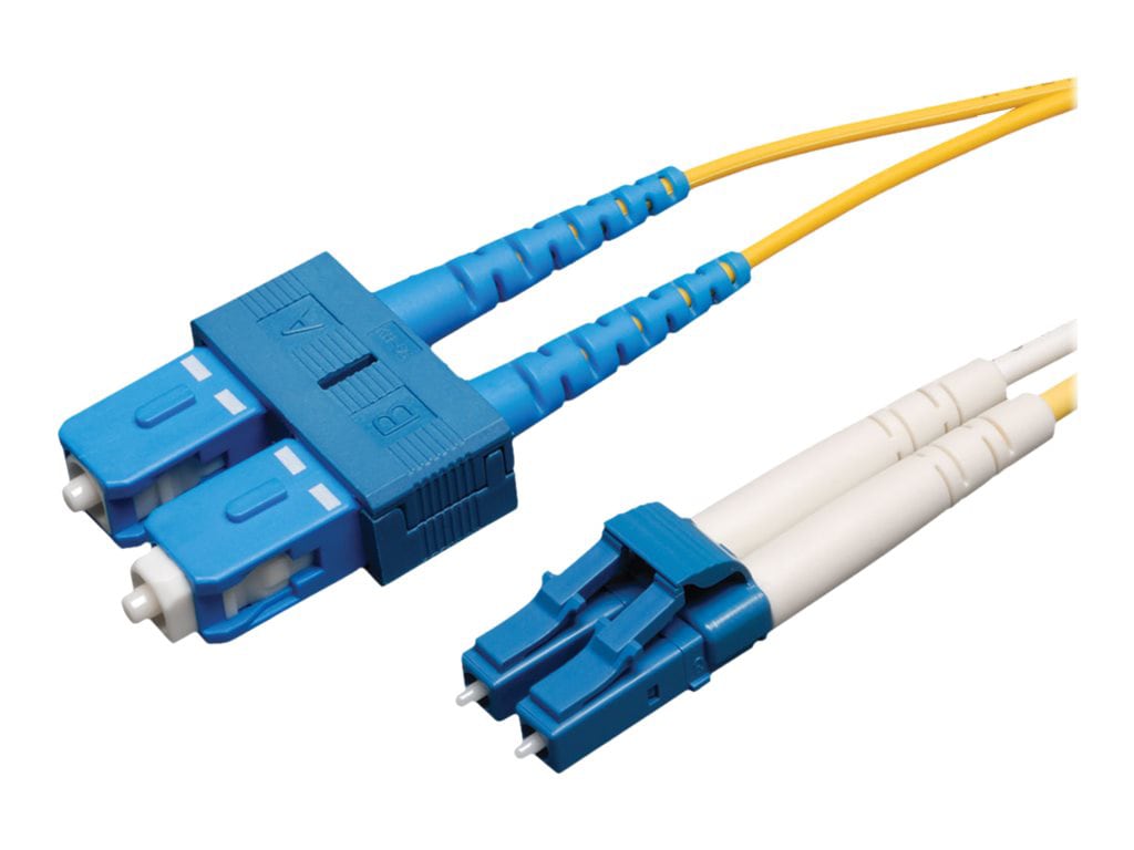 Eaton Tripp Lite Series Duplex Singlemode 9/125 Fiber Patch Cable (LC/SC), 20 m (65 ft.) - patch cable - 20 m - yellow