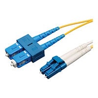 Eaton Tripp Lite Series Duplex Singlemode 9/125 Fiber Patch Cable (LC/SC), 20 m (65 ft.) - patch cable - 20 m - yellow