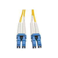 Eaton Tripp Lite Series Duplex Singlemode 9/125 Fiber Patch Cable (LC/LC), 40 m (131 ft.) - patch cable - 40 m - yellow