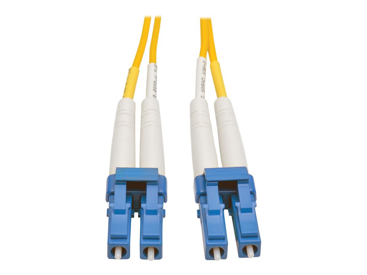 Eaton Tripp Lite Series Duplex Singlemode 9/125 Fiber Patch Cable (LC/LC), 50 m (164 ft.) - patch cable - 50 m - yellow