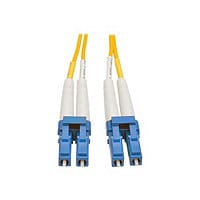 Eaton Tripp Lite Series Duplex Singlemode 9/125 Fiber Patch Cable (LC/LC), 50 m (164 ft.) - patch cable - 50 m - yellow