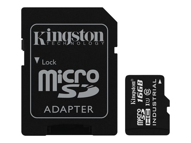 Kingston - flash memory card - 16 GB - microSDHC UHS-I